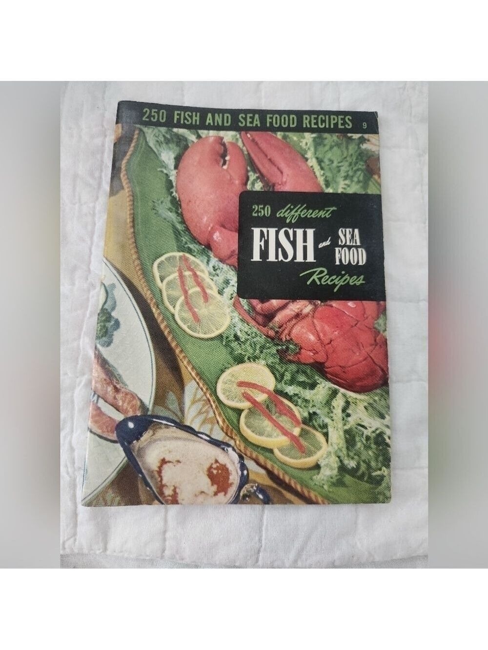 Ruth Berolzheimer Culinary Arts Institute 1949 FISH & SEAFOOD Vintage Cookbook